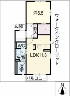 マ・シェリ【2階】の間取り