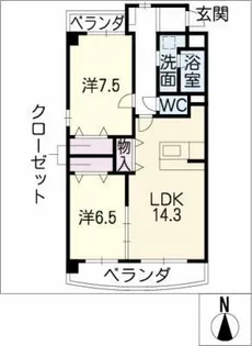 メゾン一刻【2階】の間取り