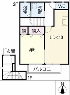 サンシャインソレジオ【2階】の間取り