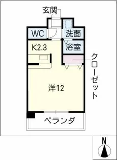 HOLY CORRECT・桜山【2階】の間取り