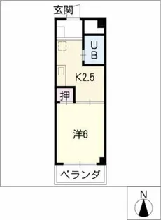 メゾン鈴秀【3階】の間取り