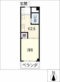 メゾン鈴秀【3階】の間取り