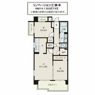 サンコート桃花台C棟【301号室】の間取り