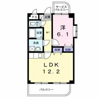 シェリールFH【4階】の間取り