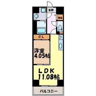 S-FORT古出来fiore【2階】の間取り