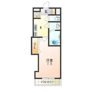 Luxe我孫子【5階】の間取り