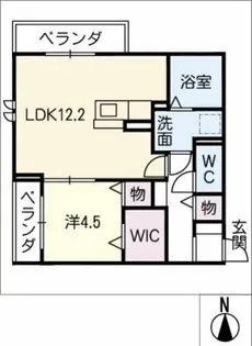 パレ オリヴィエ【3階】の間取り