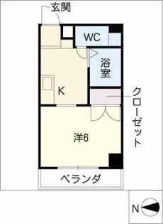 グレース平針【1階】の間取り
