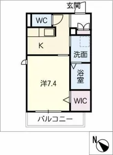 プロヌーブ霞浦【2階】の間取り