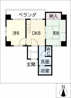 レスポアール大須ELM【4階】の間取り