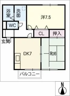 コンフォール【1階】の間取り