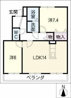 コージーコート和【3階】の間取り