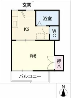 ハイツL&G12【2階】の間取り