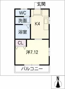 バウム【2階】の間取り