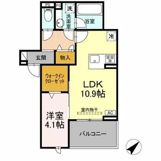 D-avance 柱六番町Ⅲ【2階】の間取り