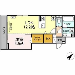 D-avance 柱六番町Ⅲ【2階】の間取り