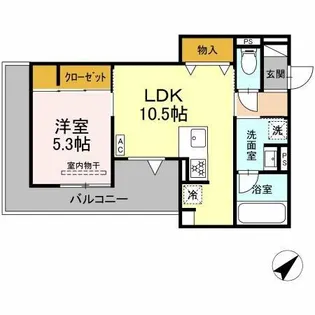 D-avance 柱六番町Ⅲ【2階】の間取り