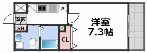Ritz新今里【2階】の間取り