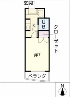 キャッスル御器所【2階】の間取り