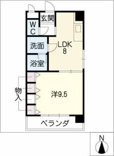 アステイオス【5階】の間取り