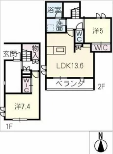 Maison Noire【2階】の間取り
