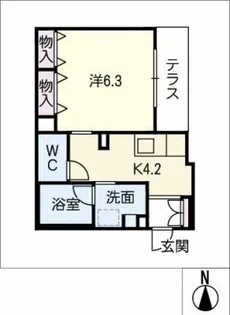 レイメゾン【1階】の間取り