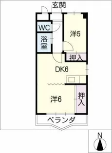 サン・モール井田【3階】の間取り