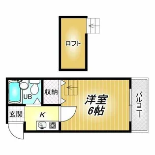 レモンハイツ【1階】の間取り