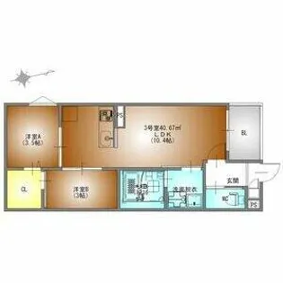 REGALEST野並【2階】の間取り