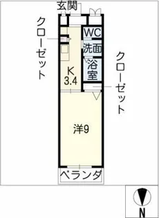 アネックス高蔵【4階】の間取り