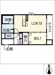 SalinaA【1階】の間取り