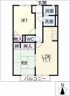 ウィステリア21【2階】の間取り