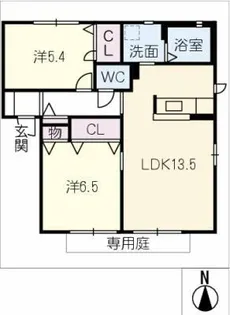 凪 B【1階】の間取り