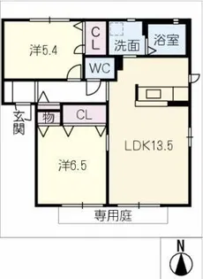 凪 B【1階】の間取り