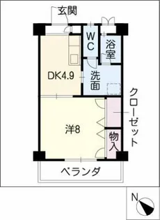 リオ・リメール【1階】の間取り