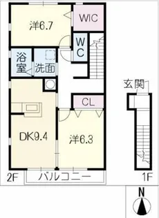 パル・カサベルデ【2階】の間取り