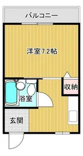 太陽ビル【4階】の間取り