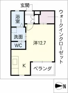 メゾンド銀乃杜Ⅱ【3階】の間取り