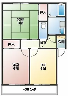 フラグメント【201号室】の間取り