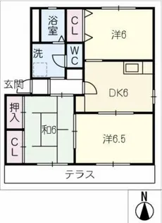 シャガール Ⅱ【2階】の間取り
