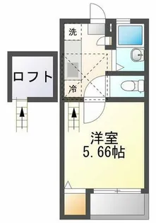 ライトヒルズⅡ【201号室】の間取り