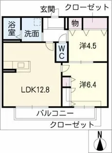 フリシュ青葉【2階】の間取り