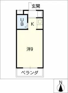 ハイファームマンション【2階】の間取り