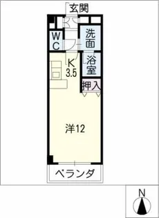 RISハイム【1階】の間取り