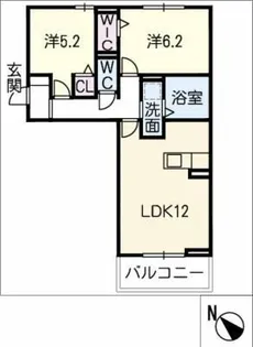 Le Merci【2階】の間取り