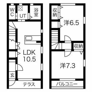 ネフェル知立【II号室】の間取り