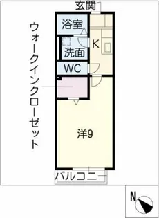 K-ハウス【1階】の間取り