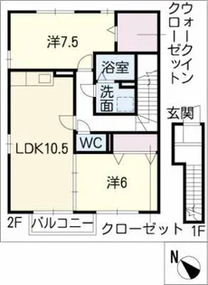 NEXUS【2階】の間取り