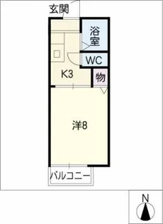 ドエルフォルテ【1階】の間取り