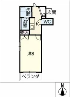 プランドール【3階】の間取り